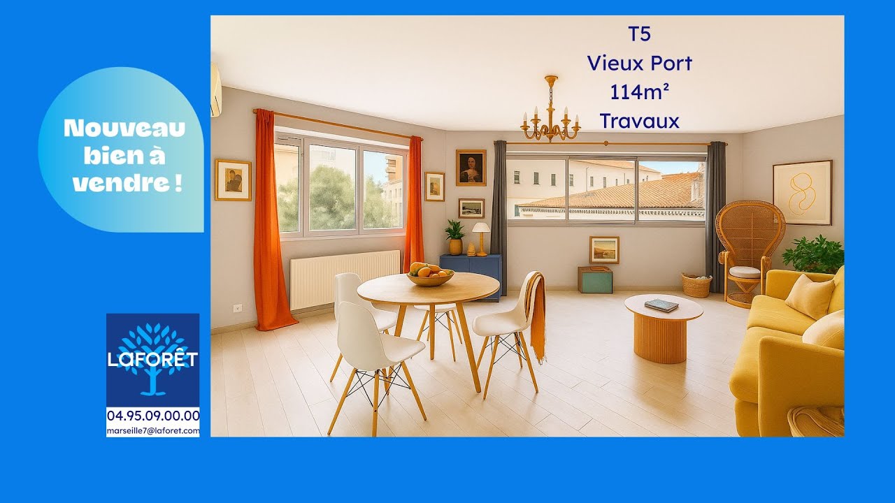 ❤️vente T5 vieux port Marseille7