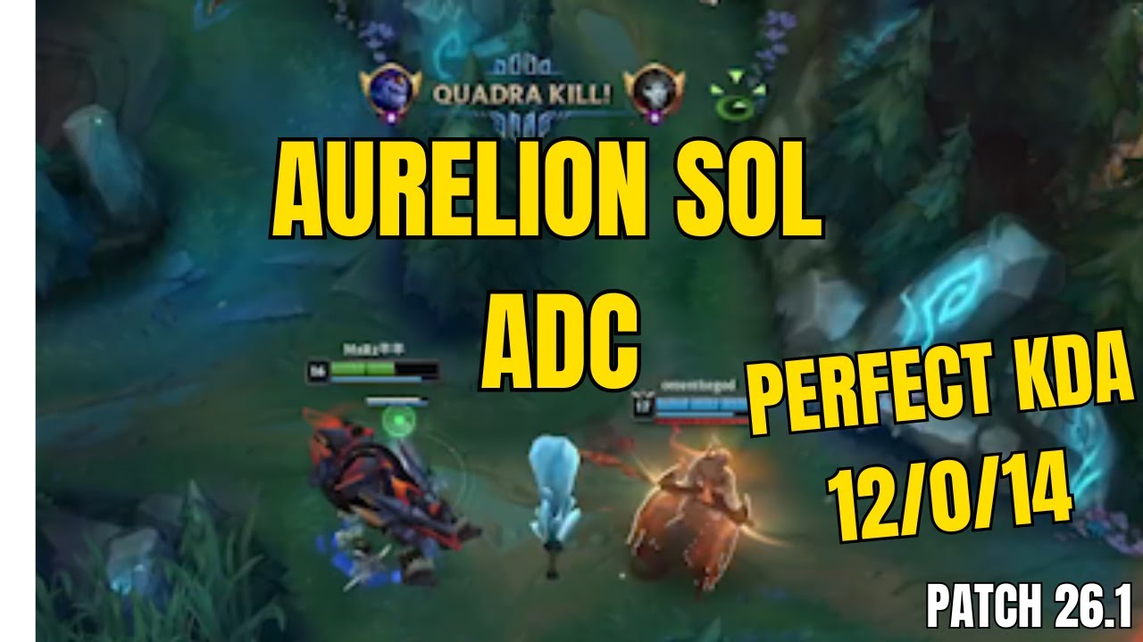 High Elo Aurelion Sol ADC Hyper Carry with Perfect KDA [GM+ Elo]