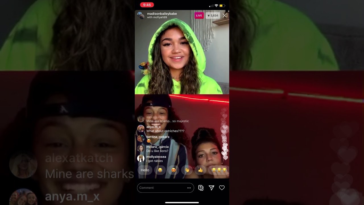 Madison and Mariah Live Together 6/26/2020