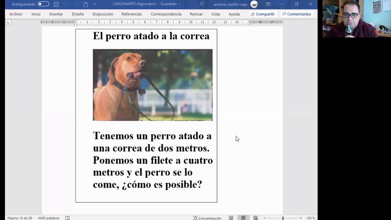 RazonArte 32 perro atado a la correa