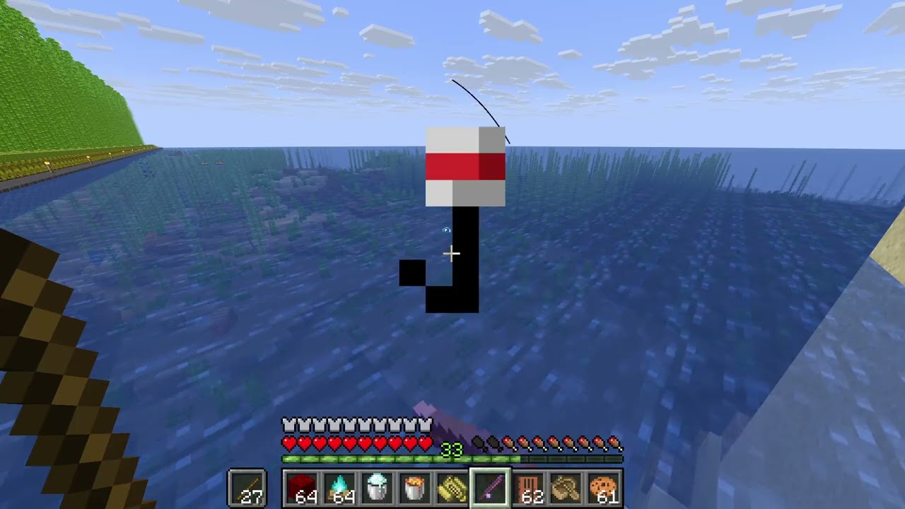 #47【釣り】『Minecraft』 無言プレイ。