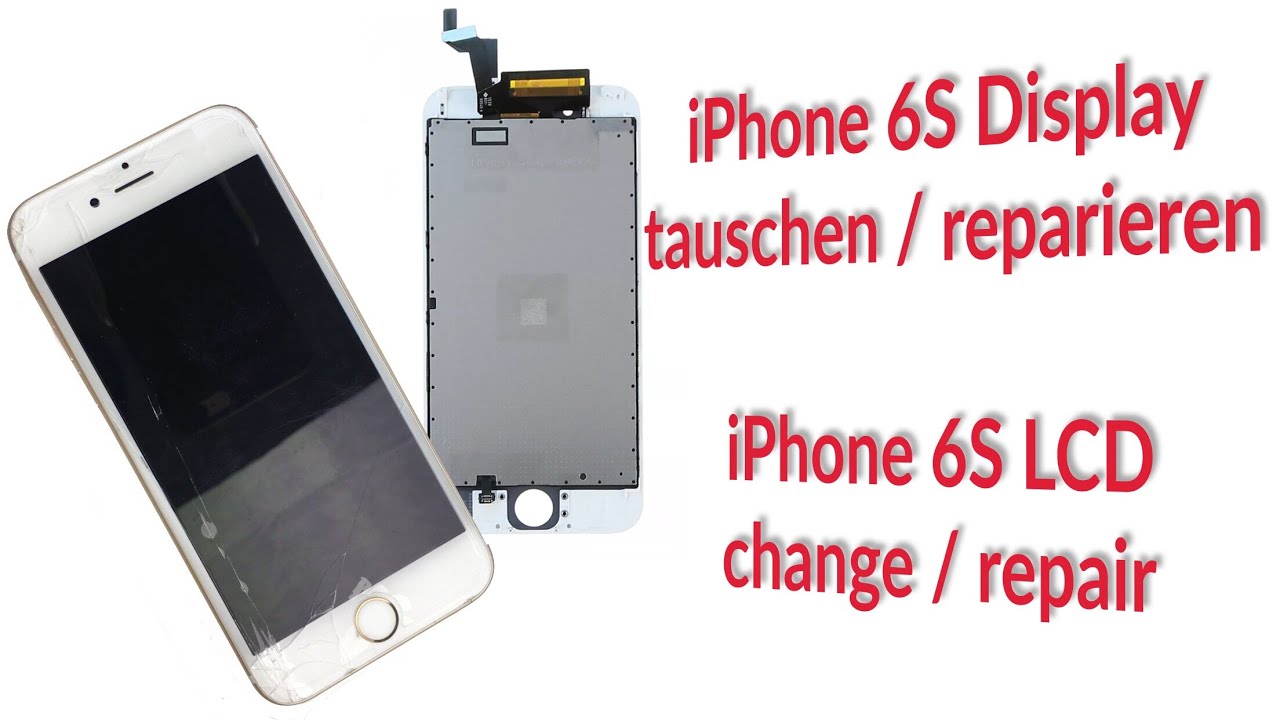 iPhone 6S Display LCD wechseln tauschen reparieren / repair Change fixing