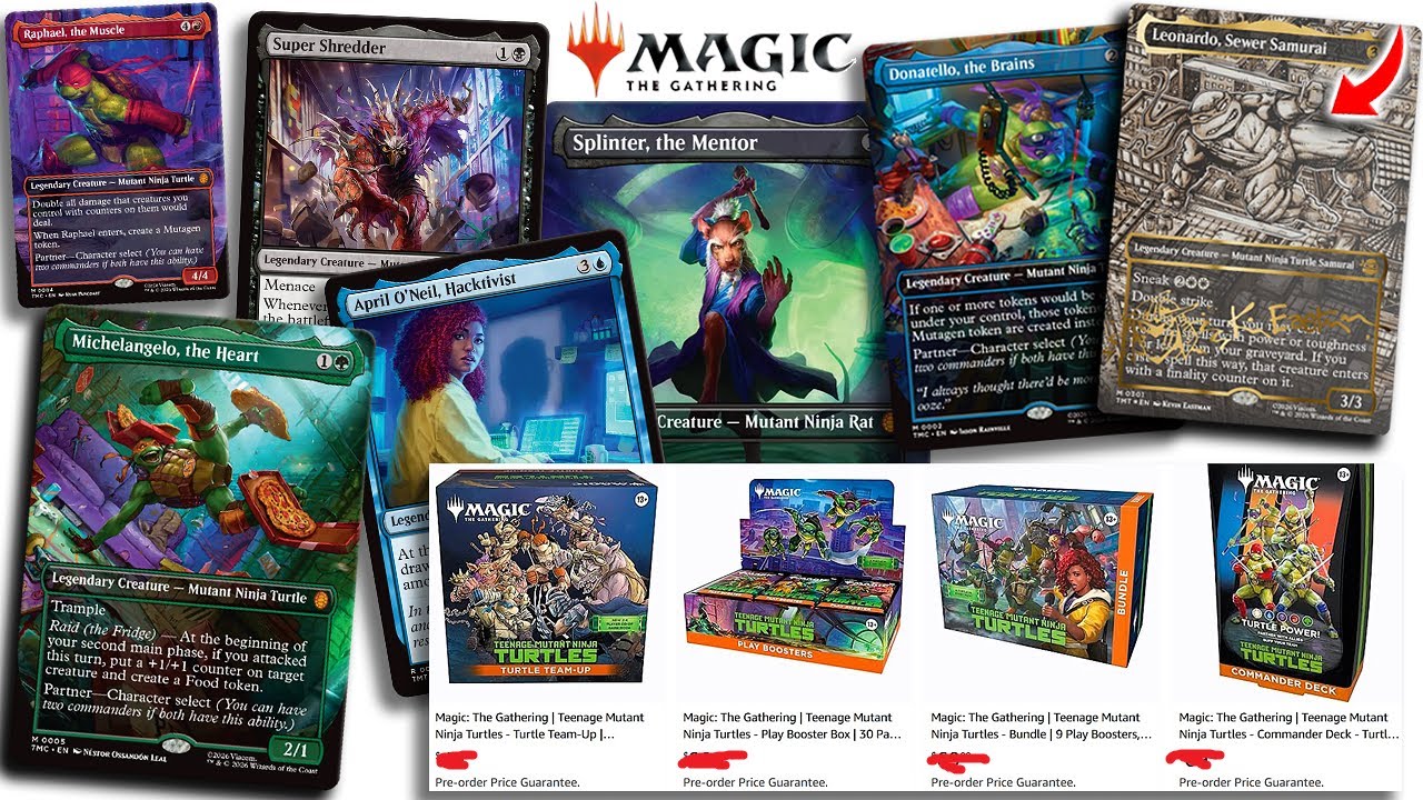 Всё о Черепашках-ниндзя Magic the Gathering