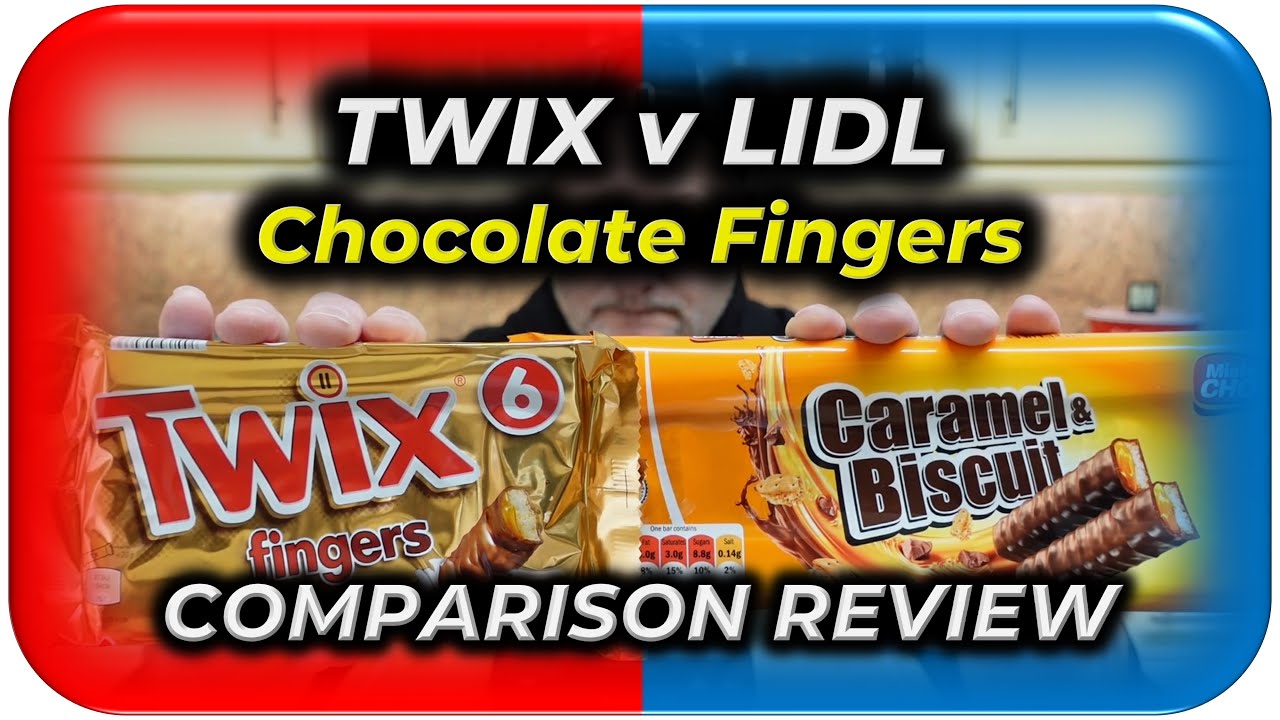 Which one do YOU pick? - Twix Bars v Lidl Caramel & Biscuit COMPARISON