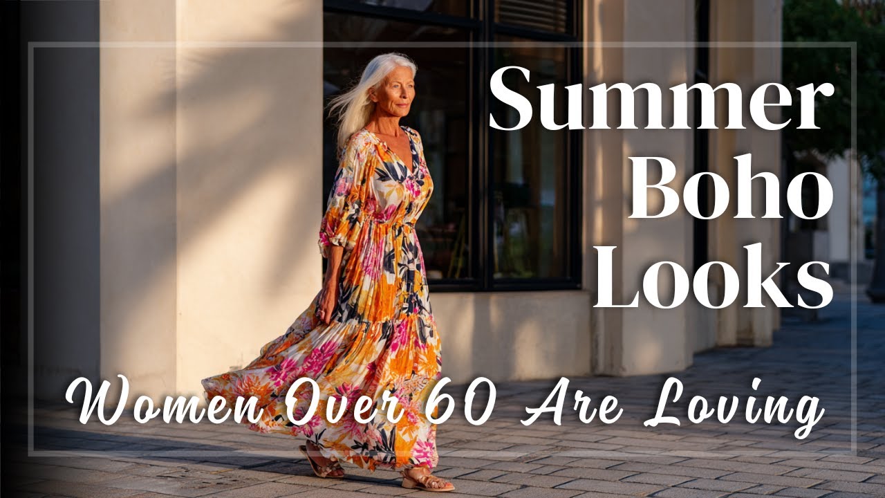 Light & Elegant Summer Boho Looks Women Over 60 Are Loving &mdash; Graceful, Chic, & Timeless