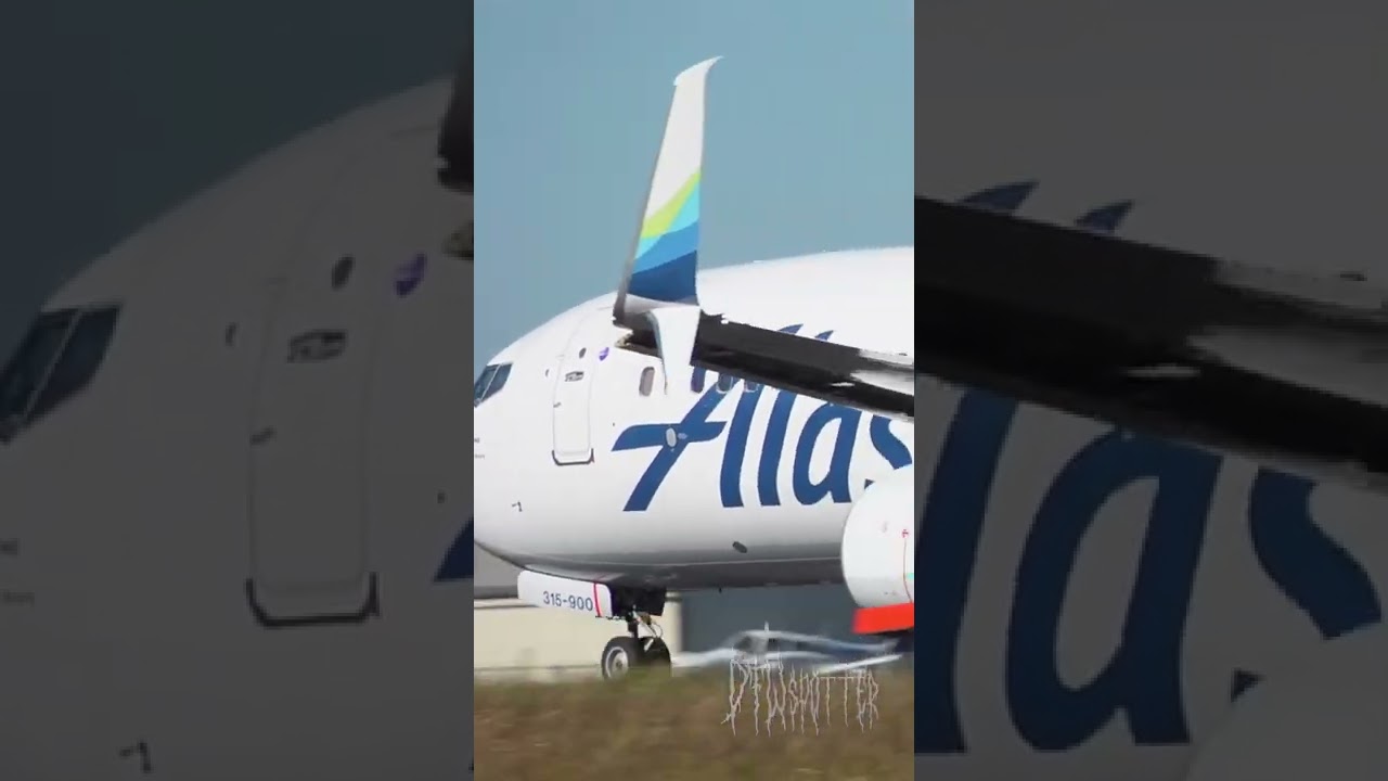 Alaska 737-900 (N315AS) Takeoff from KPAE!