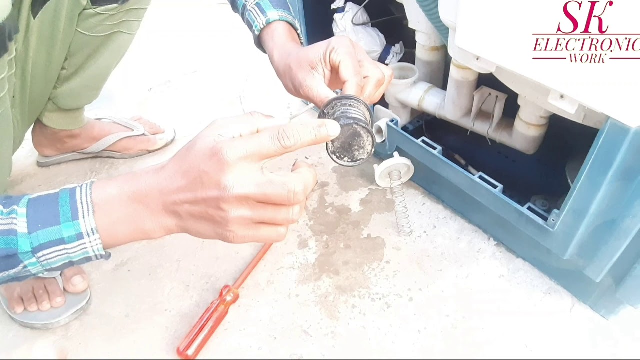 Washing machine leaking water from bottom