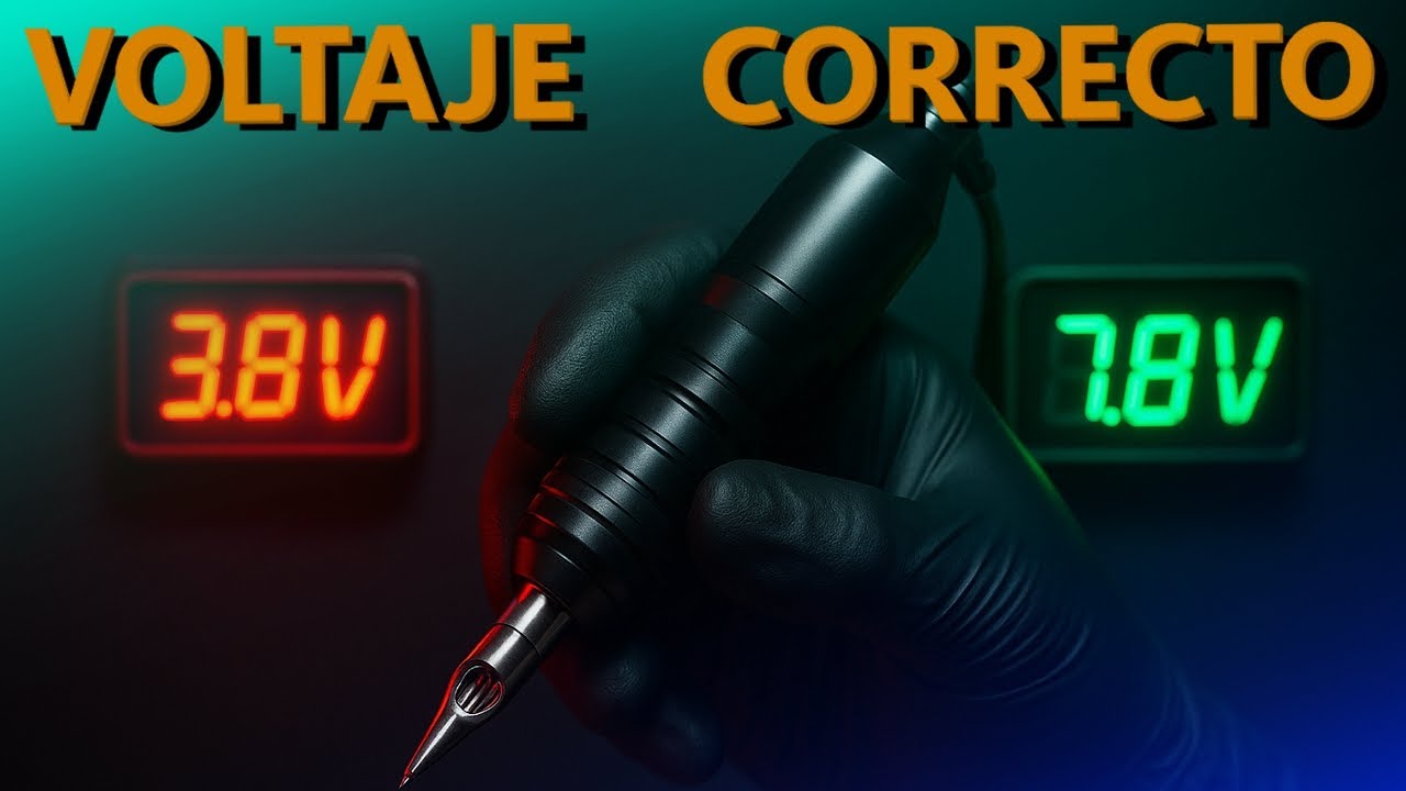 CÚAL es el mejor VOLTAJE para TATUAR?🔥🔥 #tattoo #tatuaje