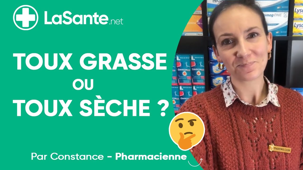 Toux grasse ou toux s&egrave;che : Quelles diff&eacute;rences ?