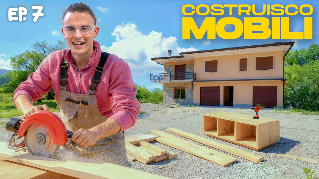 COSTRUISCO I MOBILI IN LEGNO! 🪚 | Pinningum EP.7