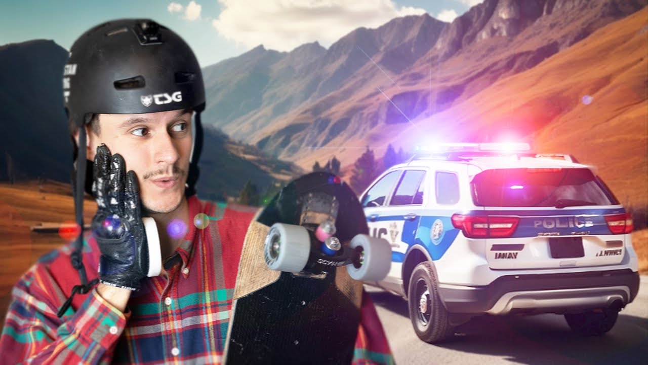 ŚCIGAŁA NAS POLICJA!? MOJE ZABAWNE HISTORIE NA DESCE!