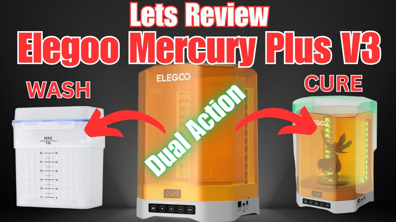 Elegoo Mercury Plus V3 Large Wash & Cure Station Review