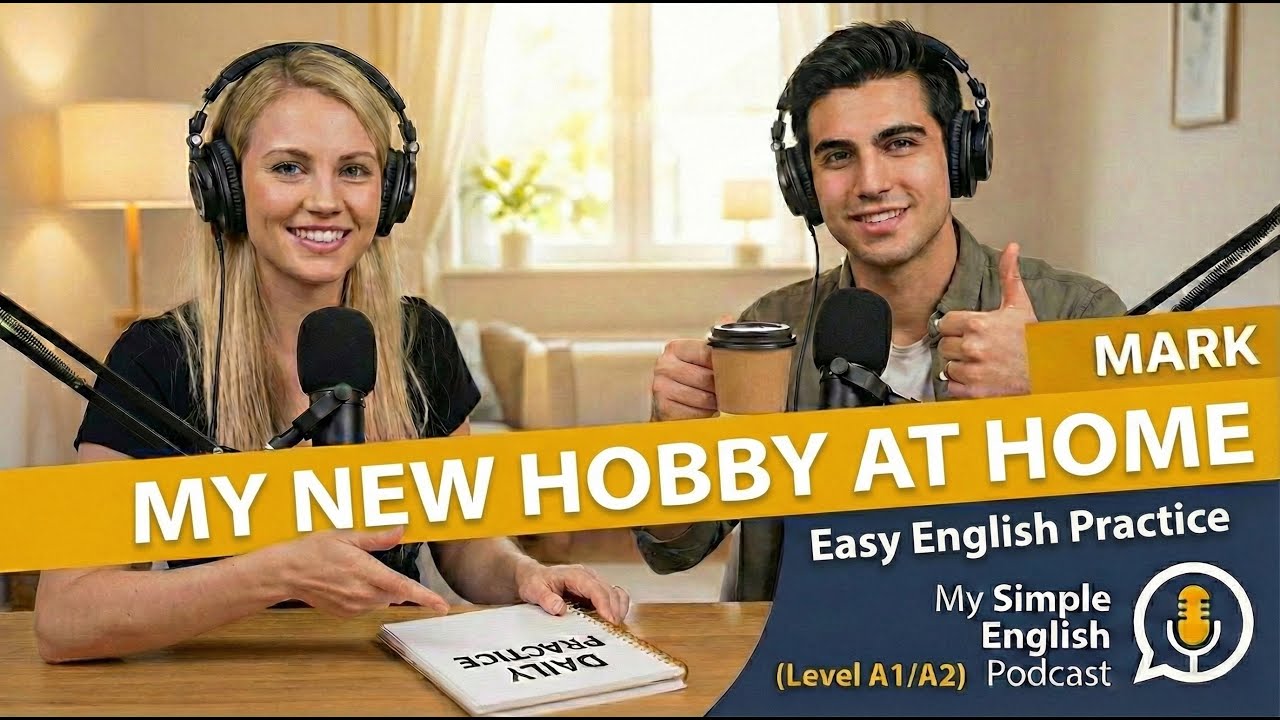 English Listening Practice: My New Hobby at Home | Simple English Podcast