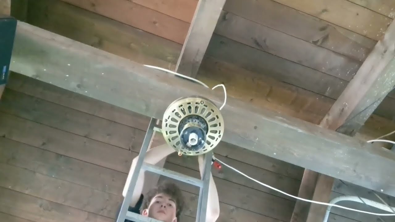 Montaggio Ventilatore a soffitto nel lab