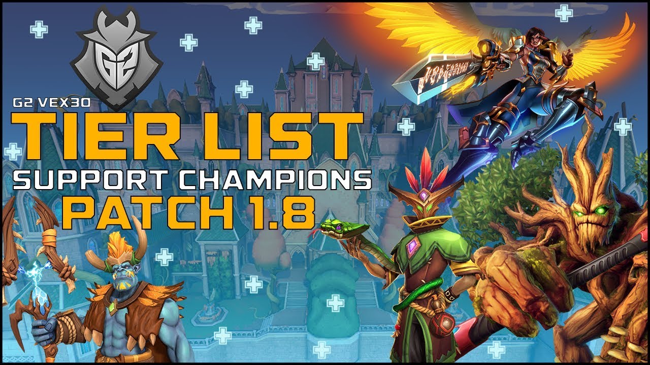 Paladins Pro | Support Tier List for Patch 1.8! | G2 Vex30