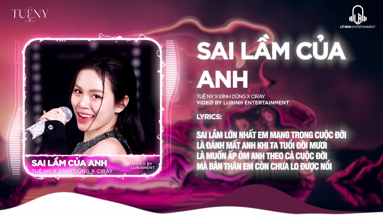 SAI LẦM CỦA ANH - TUỆ NY X ĐÌNH DŨNG | CIRAY REMIX | NHẠC REMIX HOT TIKTOK HAY NHẤT 2025