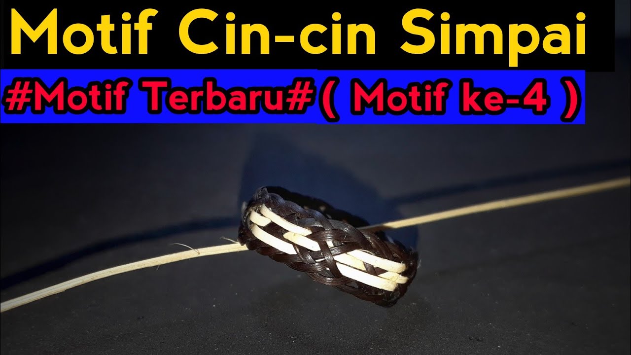 TERMUDA..!! Tutorial motif cin-cin simpai Rotan