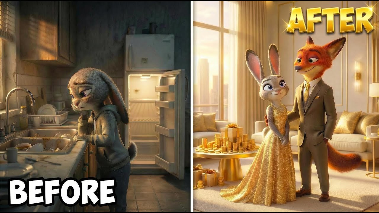 Zootopia 2: Poor to Rich!💰 Nick & Judy’s Amazing Transformation ✨