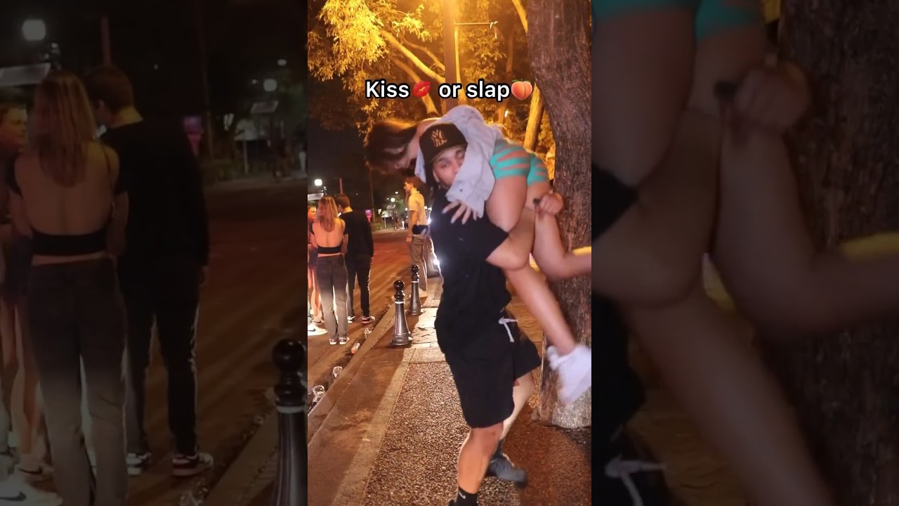 kiss or slap