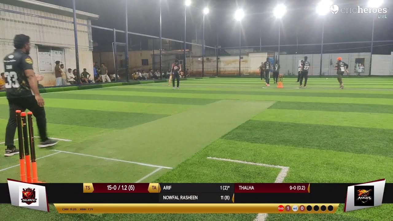 TURF ANNAS vs Turf Thalapathy S live cricket match | Mounttown MTPL - II live - Star Turf Mettupala