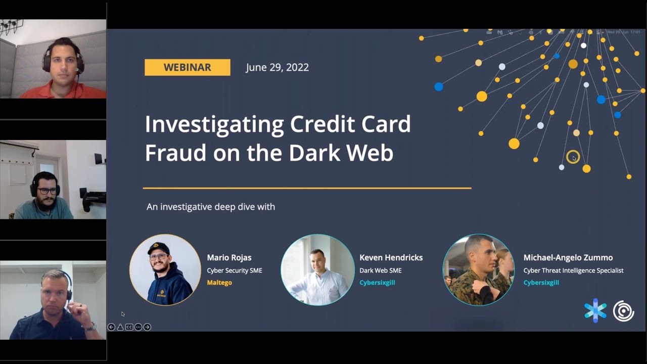 Investigating Credit Card Fraud on the Dark Web with Maltego