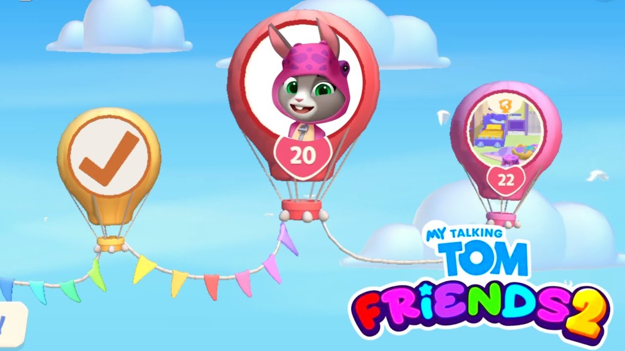 My Talking Tom & Friends 2 Gameplay Walkthrough,Unlocking the New Rakoonz World in My Talking Tom 2 