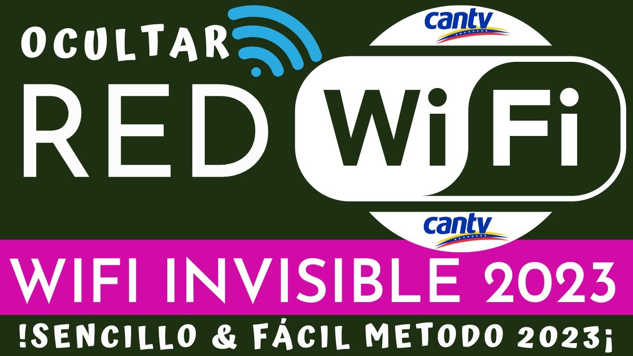 WIFI INVISIBLE  O OCULTAR MI RED WIFI DE MODEM ROUTER  ABA CANTV FÁCIL METODO 2023