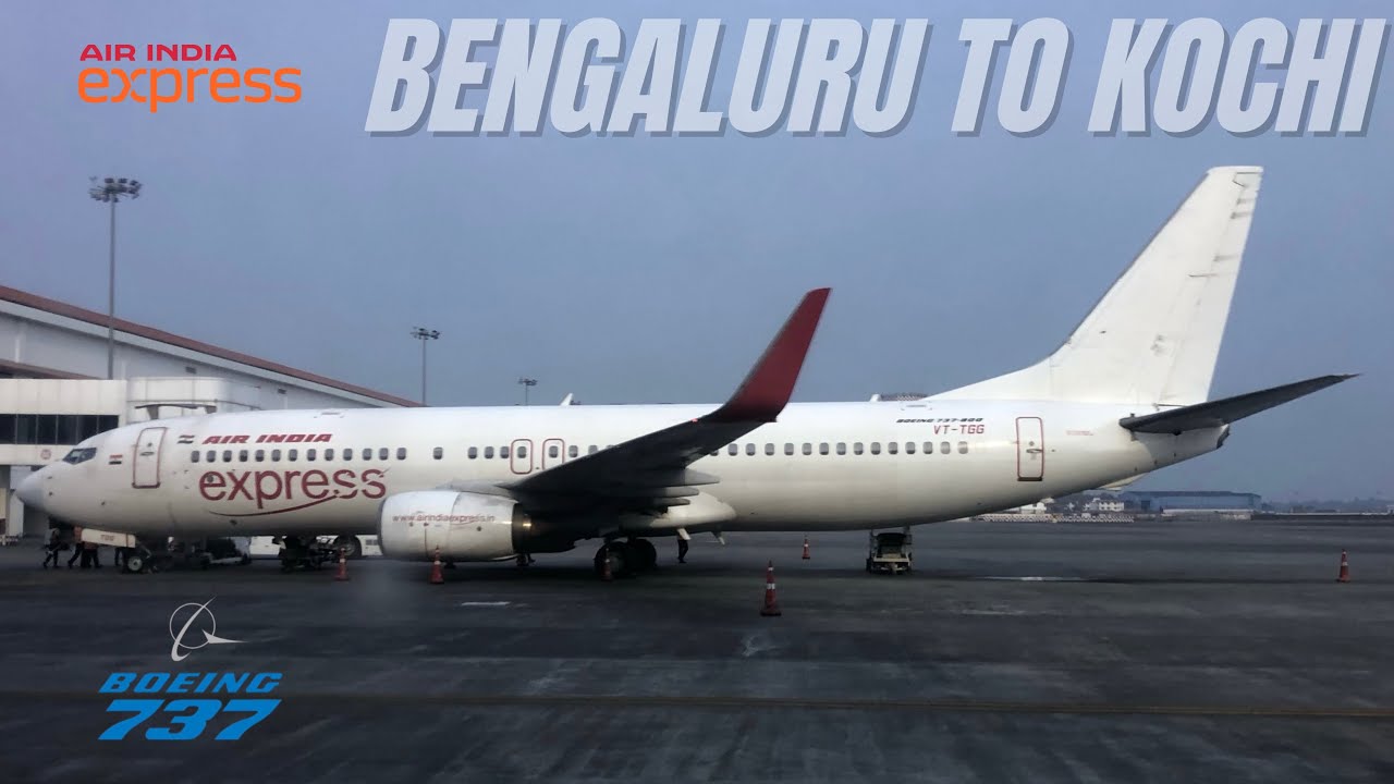 First time on a B737NG | Air India Express B737-800 | Bengaluru to Kochi | Economy Class | Cielo S