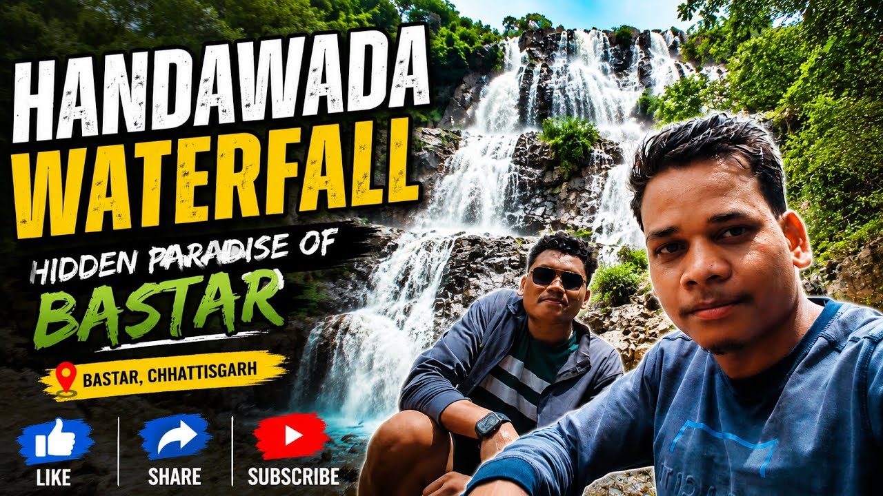 Handawada Waterfall, Narayanpur 🏞️ | Hidden Paradise of Chhattisgarh | Safarwithsanju 