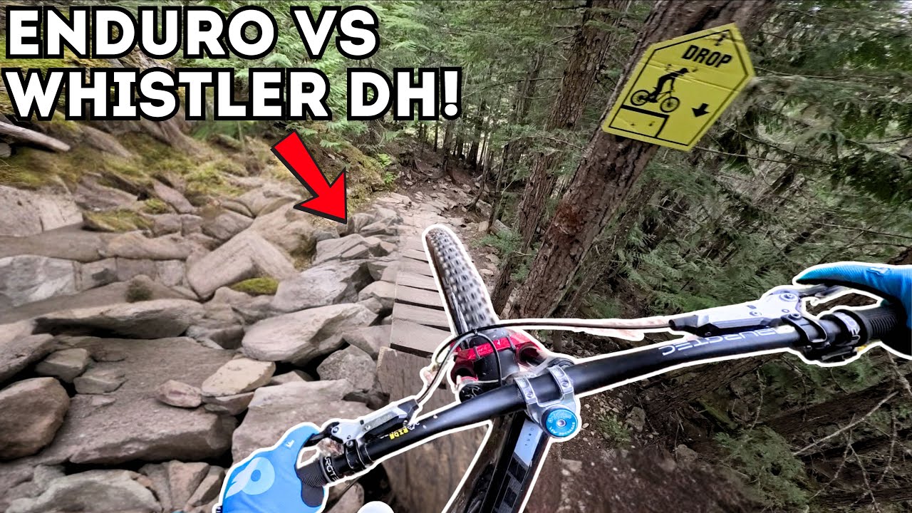I Found The Limits Of Enduro Bikes In Whistler Bike Park…