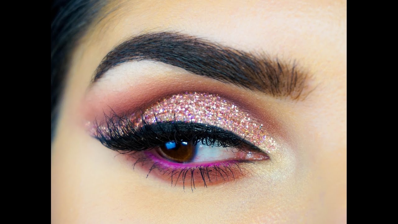Huda Beauty Textured Rose gold eyeshadow tutorial - Sal_Qu