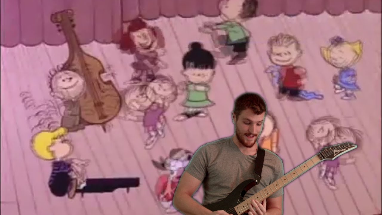 Peanuts Theme Song - Linus and Lucy (Charlie Brown) | Metal Guitar Cover