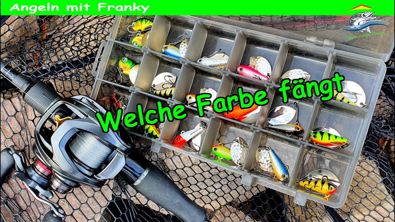 Barschangeln mit 👉Jig Spinner SpinMad welche Farbe fängt❓️