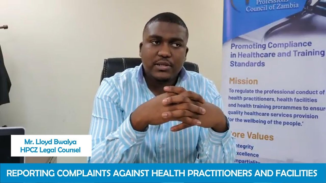 When & How to Report a Health Practitioner or Facility in Zambia | HPCZ