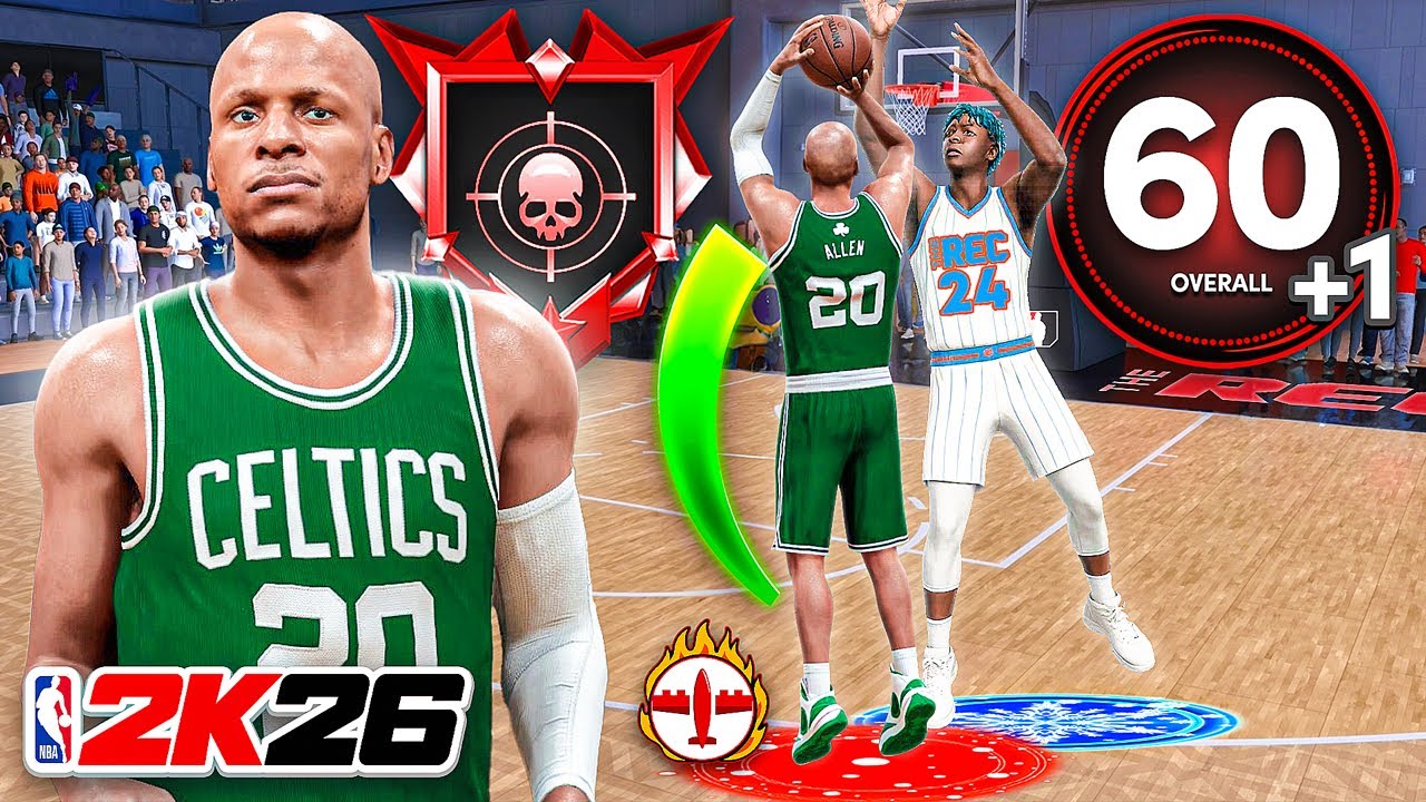 RAY ALLEN BUILD, But EVERY 3-POINTER Is An UPGRADE (NBA 2K26)