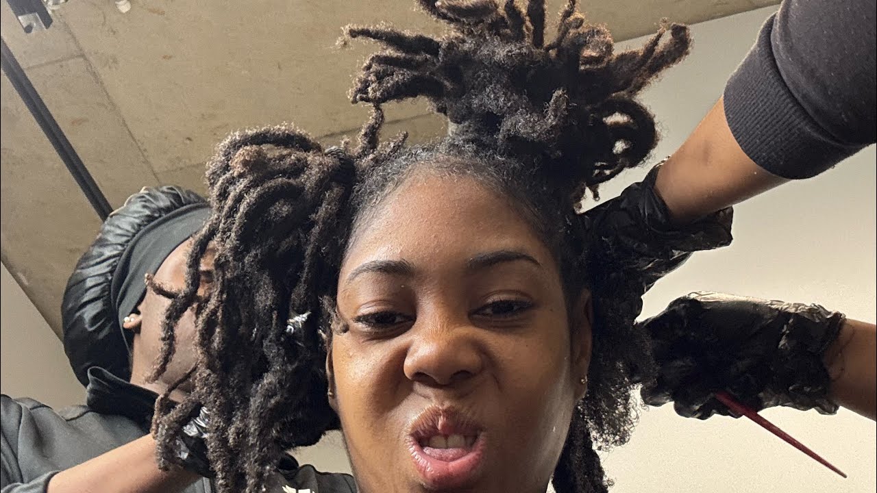 COMBING OUT MY 3 YEAR LOCS @ THELOCPOD [LONDON] PT 3