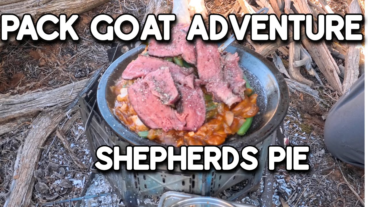 Wilderness Desert Camping Alpine Lake Fishing Firebox Stove Shepherds Pie, Catch & Cook Fish'n Chips