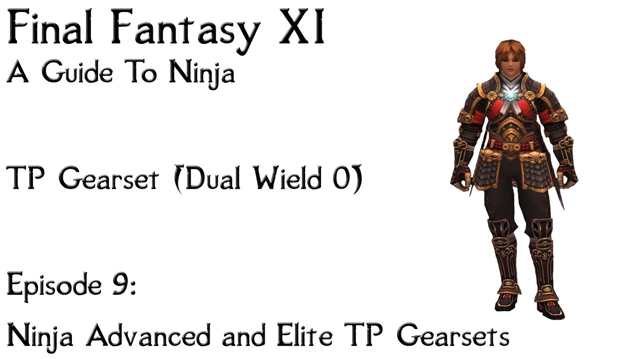 FFXI A Guide To Ninja: Episode 9 Elite TP Gearsets