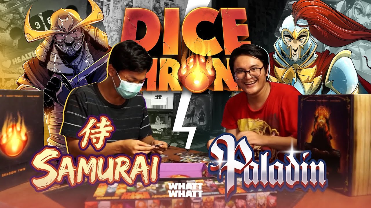 ONION SWORD vs HOLY SWORD - Dice Throne Indonesia | Samurai vs Paladin | WHATT PLAY