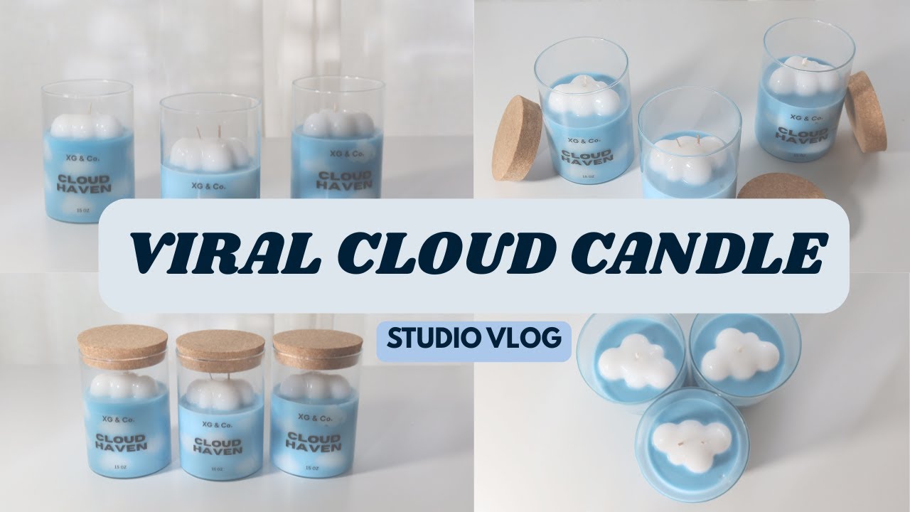 How To Make Cloud Candle | DIY Cloud Nine Candle