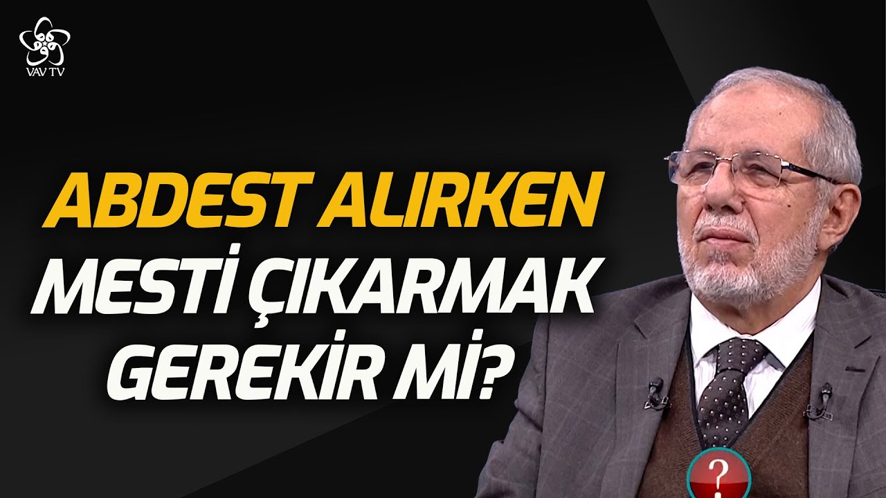 Abdest Alırken Mesti Çıkarmak Gerekir mi? | Dr. Hüseyin Kayapınar