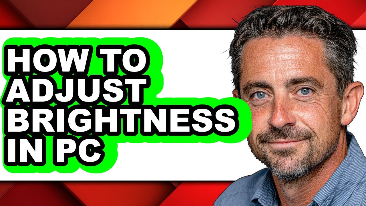 How to Adjust Brightness in Pc (updated)