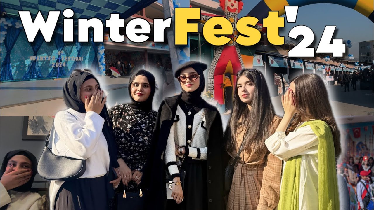 Winter Fest’24🎡🎠🎪 || I hosted the event😋🎀 // Yusma Akhund