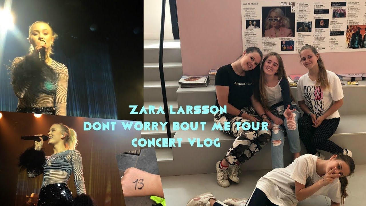 FRONTROW ZARA LARSSON CONCERT VLOG // DONT WORRY BOUT ME TOUR 2019 MELKWEG AMSTERDAM