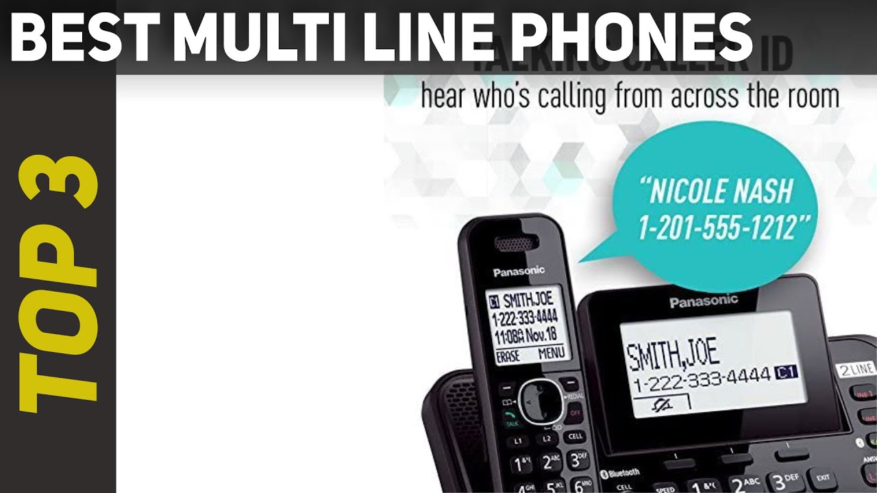 ✅ Best Multi Line Phones 2023 - Top 3 Multi Line Phones