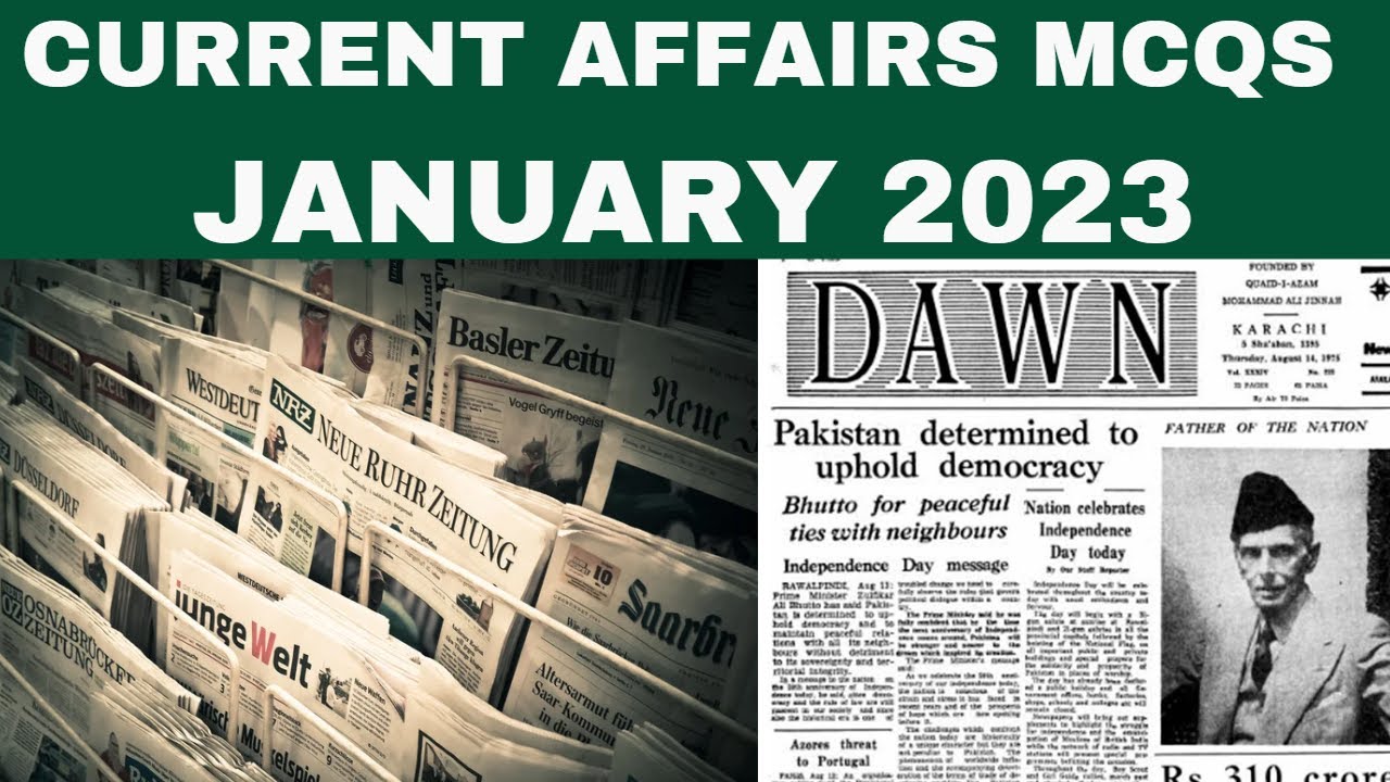 Current Affairs Mcqs January 2023