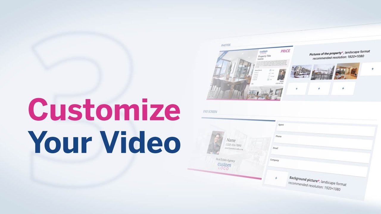 Customize Your Video | 🎬 EstateStudio.com