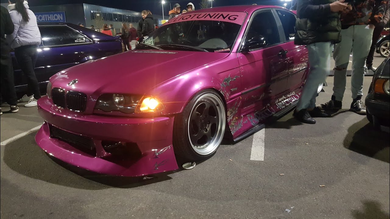 Need More Sound car meet 14 05 SAGA parking best cars from Latvia Riga scale 1:1
