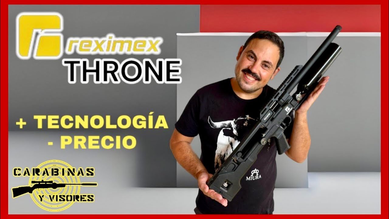 Carabina pcp Reximex Throne G1 #airecomprimido #airgun #pcpairgun #carabinasyvisores