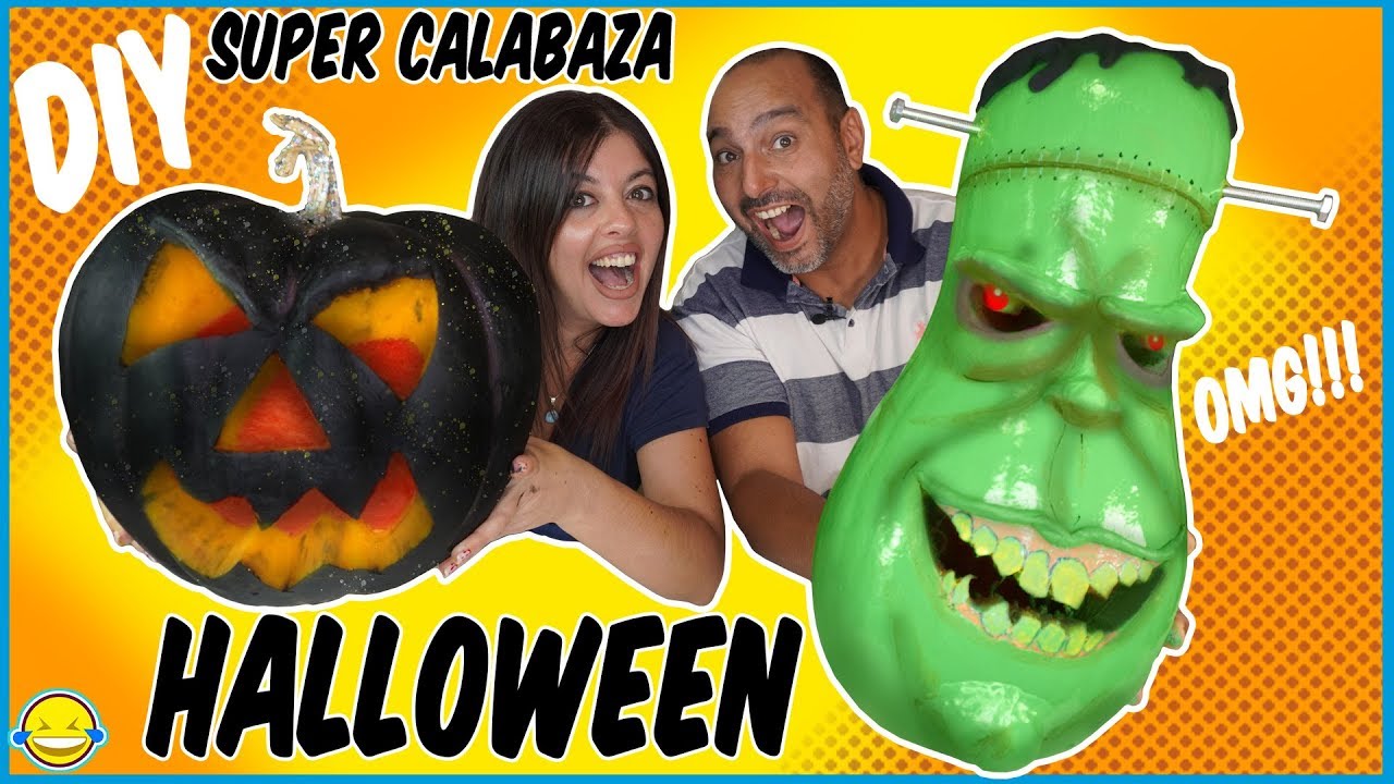 🎃 Casi 24 HORAS haciendo nuestra CALABAZA de HALLOWEEN 2019!! Making Fantastic Halloween Pumpking!!